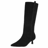Hoge zwarte suede laars Carlien_