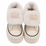 Beige hoge winter sneaker Charella_