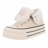 Beige hoge winter sneaker Charella_