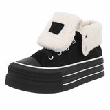 Zwarte hoge winter sneaker Charella_