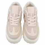 Beige lage sneaker Coralie_