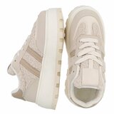 Beige lage sneaker Coralie_