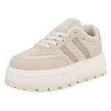 Beige lage sneaker Coralie_