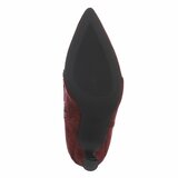 Bordeaux midi suede laars Caprice_