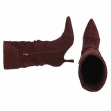 Bordeaux midi suede laars Caprice_