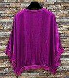 Mauve gilet in satin_