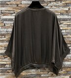 Maroon bruine gilet in satin_