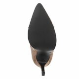 Hoge licht bruine suede western-biker laars Carissa_