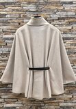 Elegante beige cape jas_
