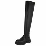Zwarte overknee laars Carijn_