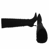 Zwarte suede overknee laars Cosima_