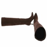 Bruine suede overknee laars Cosima_