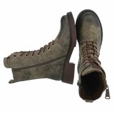 Donker groene boot Cobie_