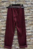 Wijn rode velvet broek_
