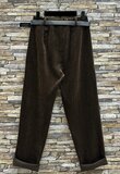 Donker groene velvet broek_