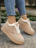 Kaki bruine lage sneaker Amanda_