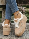 Kaki bruine lage sneaker Amanda_