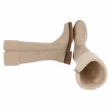 Beige suede laars Nicole_