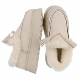 Beige daimen winterlaarsje Cassandra_