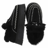 Zwart daimen winterlaarsje Cassandra_