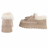 Kaki bruin daimen winterlaarsje Cassandra_