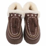 Bruin daimen winterlaarsje Cassandra_