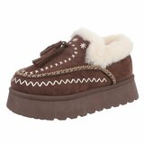 Bruin daimen winterlaarsje Cassandra_