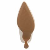 Beige textiel enkellaarsje Carol_