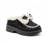 Zwart winter enkellaarsje Charlotta_