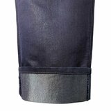  Donker blauwe wide leg jeans broek voor dames_