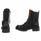 Zwarte- luipaard boot Alviena_