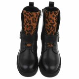 Zwarte- luipaard boot Alviena_