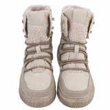 Beige suede winterboot Gabriela_