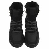 Zwarte suede winterboot Gabriela_