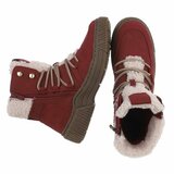 Wijn rode suede winterboot Gabriela_