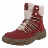 Wijn rode suede winterboot Gabriela_