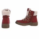 Wijn rode suede winterboot Gabriela_