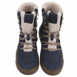 Blauwe suede winterboot Gabriela_