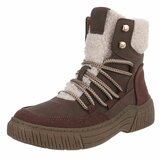 Bruine suede winterboot Gabriela_