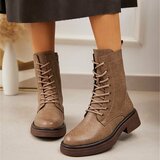 Kaki bruine boot Clarine_