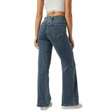 Fashion blauwe bootcut jeans voor dames_