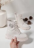 Beige meisjes boot Clea_