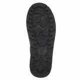 Zwarte suede lage winter mule Nola_