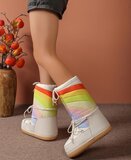 Beige-mixed winter-snowboot Giorenza_