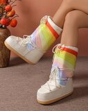 Beige-mixed winter-snowboot Giorenza_