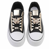 Zwarte lage  sneaker Jacobine_