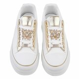 Witte lage  sneaker Jacobine_