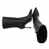 Zwart high heel enkellaarsje Christianna_