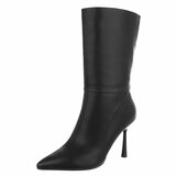Zwart high heel enkellaarsje Christianna_