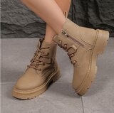 Kaki bruine boot Charlina_